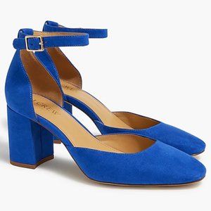 J Crew Factory Block heels with ankle strap Size 9  New Without Box